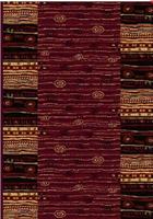 Ковровая дорожка Optimal Arne dark red